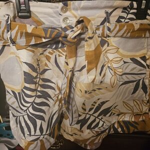 Tropical Print Women's Shorts